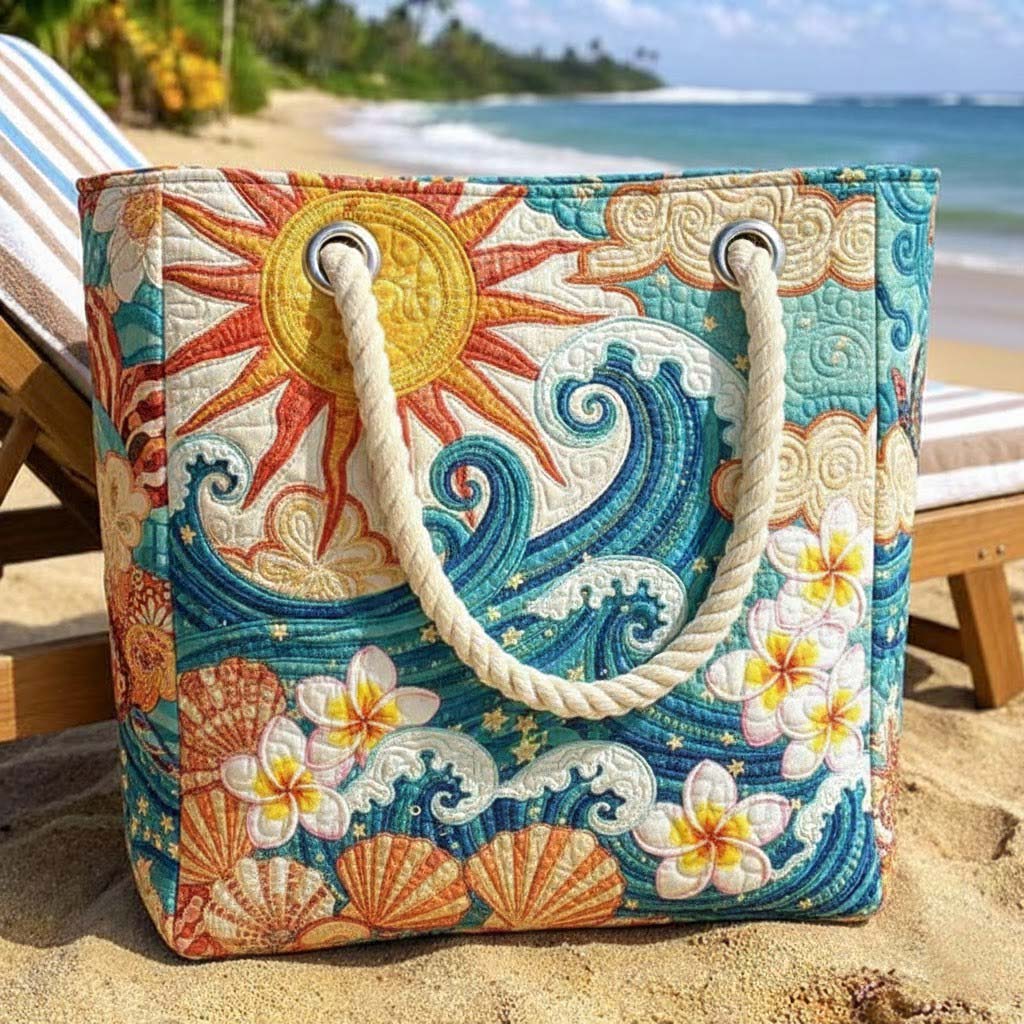 Bolsa de Praia Feita à Mão | Halo Quente